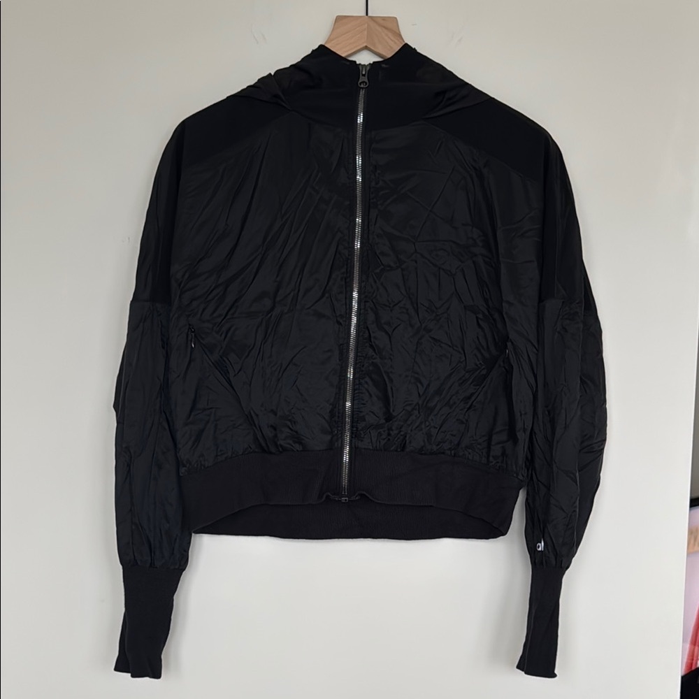 Alo Black Hooded Jacket